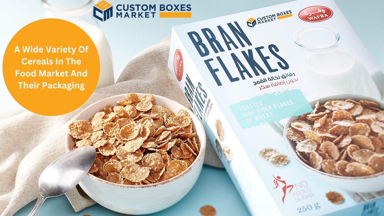 A Wide Variety Of Cereals In The Food Market And Their Packaging